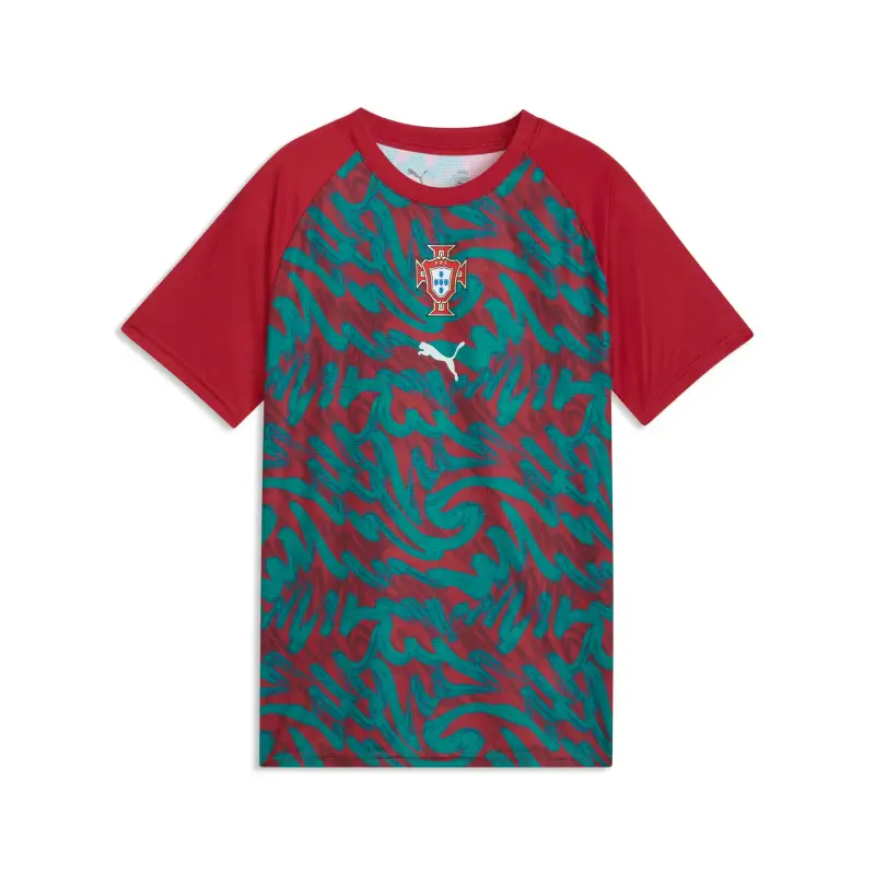 Maglia di riscaldamento bambino Portogallo Coupe du Monde 2026 Rouge