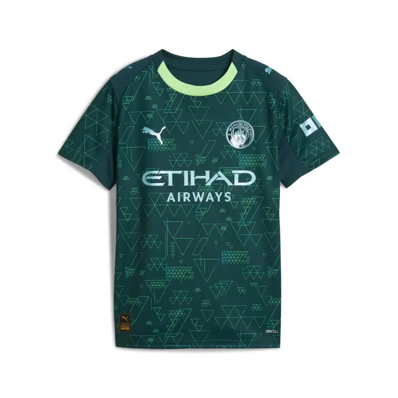 Maglia Fourth bambino Manchester City 2025/26 Vert