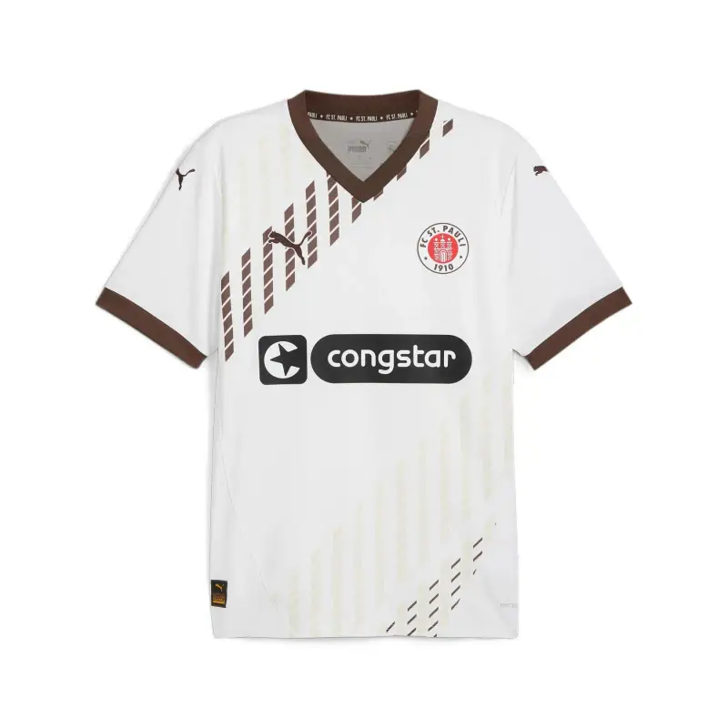 Maglia gara Away FC St Pauli 2024/25 Blanc