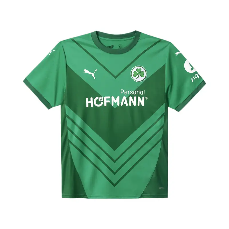 Maglia gara Away Greuther Fürth 24/25 per ragazzi PUMA Sport Green Power | Puma Verde