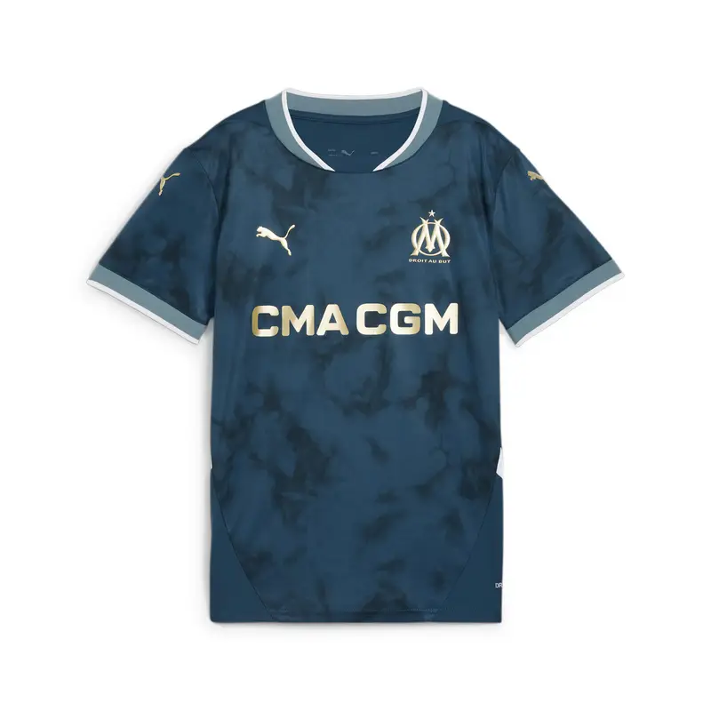 Maglia gara Away Olympique de Marseille 24/25 per ragazzi PUMA | Puma Blu