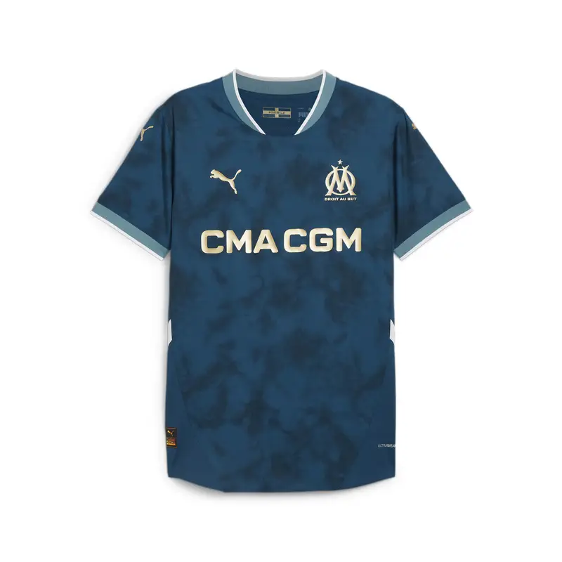 Maglia gara Away Olympique de Marseille Authentic 24/25 da uomo PUMA | Puma Blu