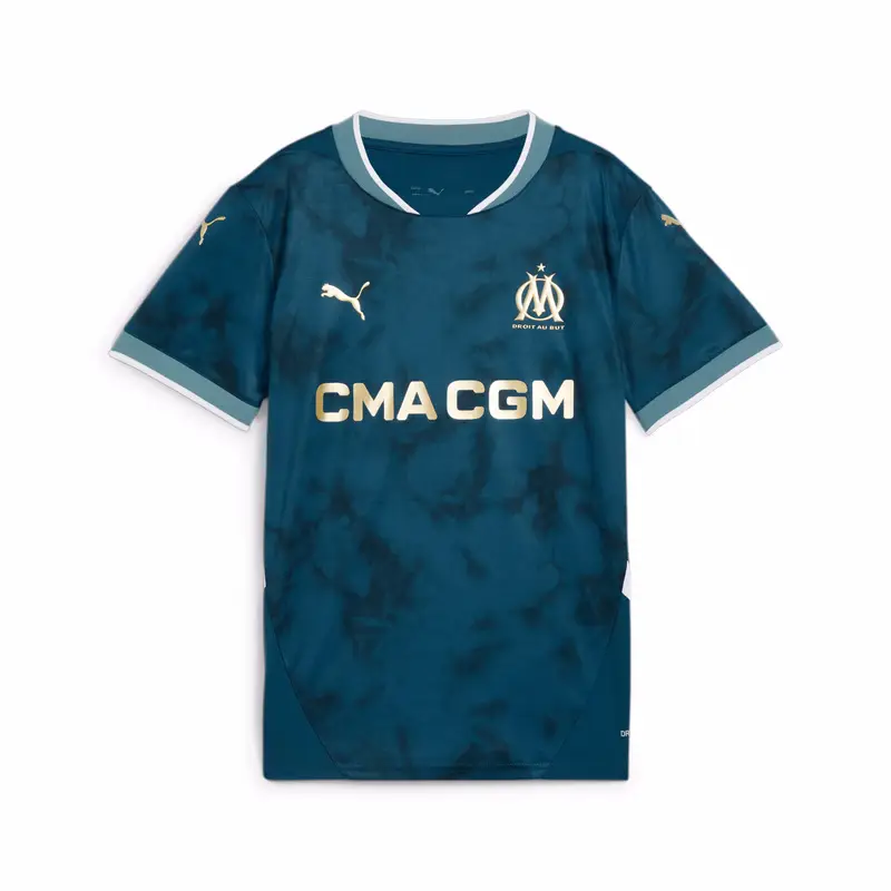 Maglia gara Away per bambini OM 2024/25 Bleu