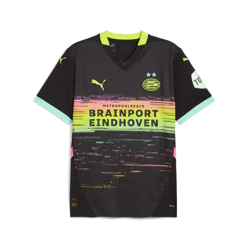 Maglia gara Away PSV Eindhoven 24/25 da uomo PUMA Black Yellow Alert | Puma Nero