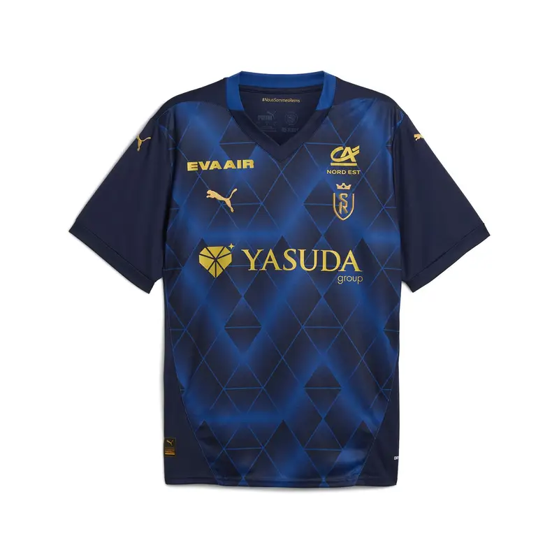 Maglia gara Away Stade de Reims 2024/25 Bleu