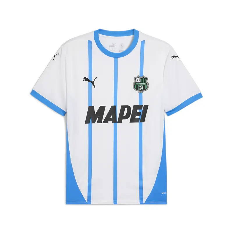Maglia gara Away US Sassuolo Calcio 24/25 da uomo PUMA White Ignite Blue | Puma Bianco