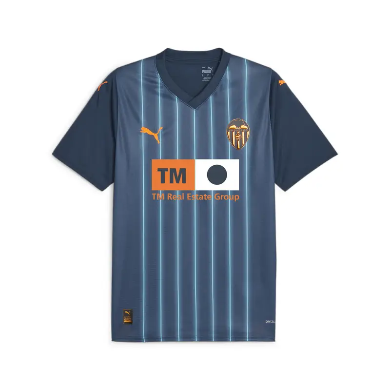 Maglia gara Away Valencia CF 23/24 da uomo PUMA Marine Blue Ultra Orange | Puma Blu