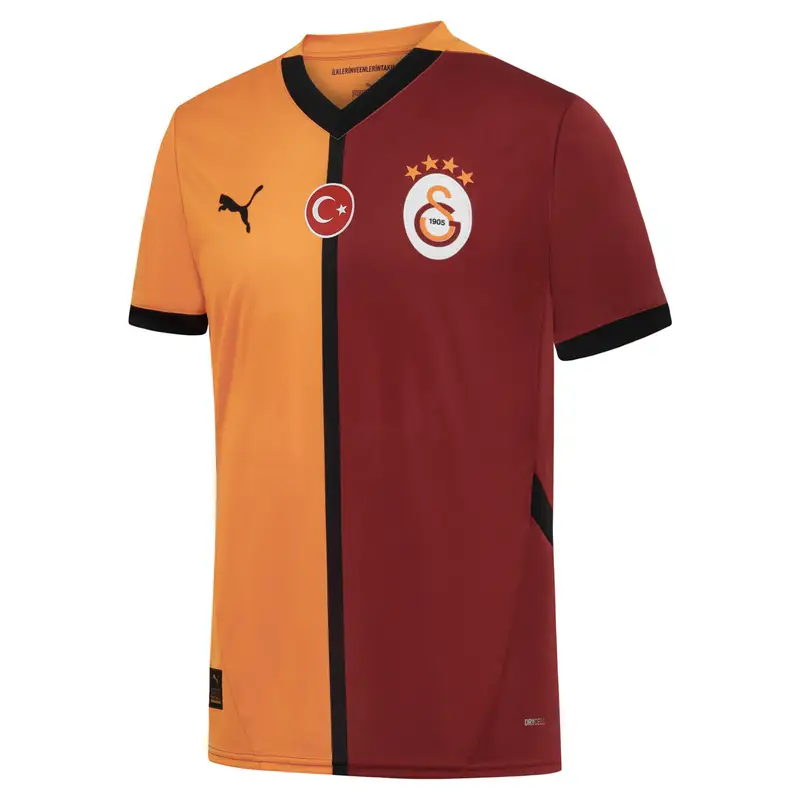 Maglia gara Home Galatasaray SK 24/25 da uomo PUMA Red Rhythm Intense Orange | Puma Rosso