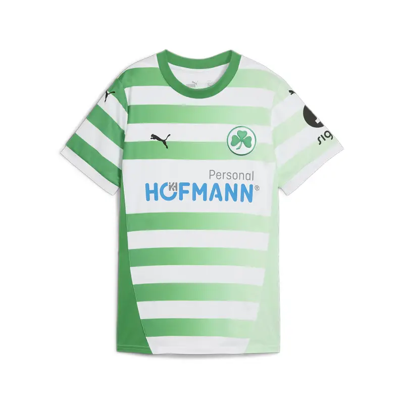 Maglia gara Home Greuther Fürth 24/25 da donna PUMA White Fast Green Fresh Mint | Puma Bianco