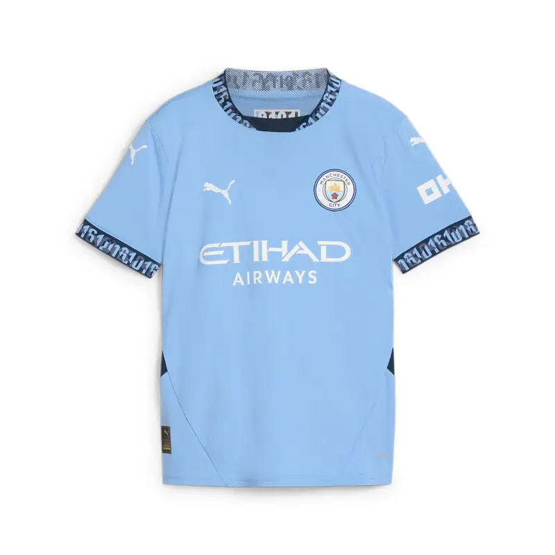 Maglia gara Home Manchester City 24/25 per ragazzi PUMA Team Light Blue Marine | Puma Azzurro pastello