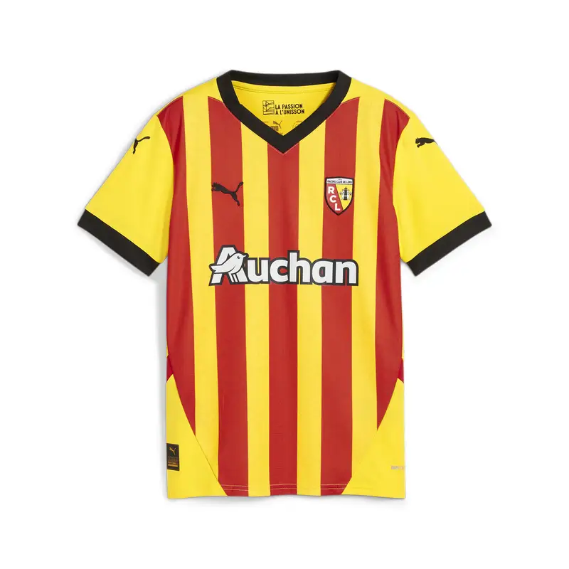 Maglia gara Home RC Lens 24/25 per ragazzi PUMA Pelé Yellow Red | Puma Giallo