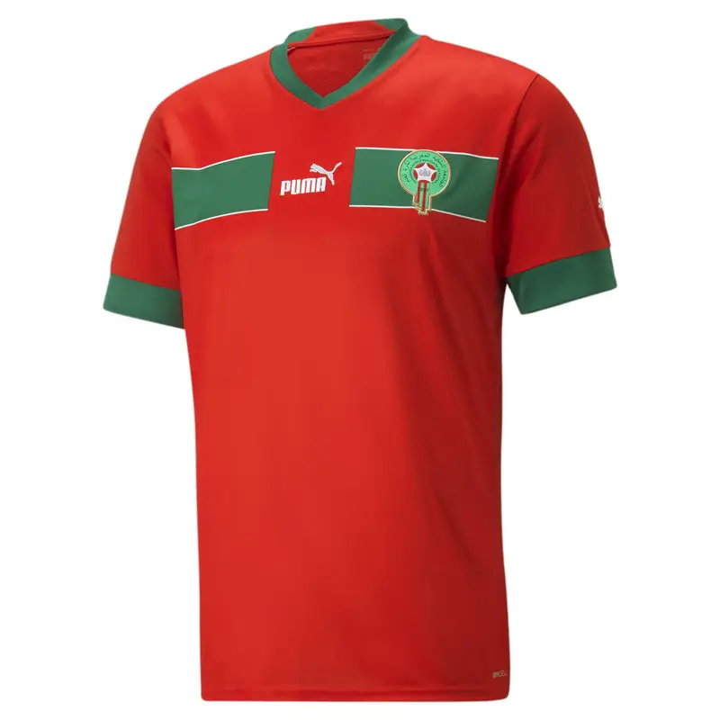 Maglia gara Home Replica Marocco 22/23 da uomo PUMA Red Power Green | Puma Rosso