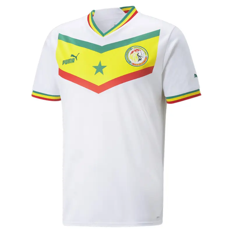 Maglia gara Home Replica Senegal 22/23 da uomo PUMA White Pepper Green | Puma Bianco
