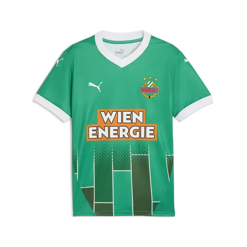 Maglia gara Home SK Rapid Wien 24/25 per ragazzi PUMA Sport Green White | Puma Verde