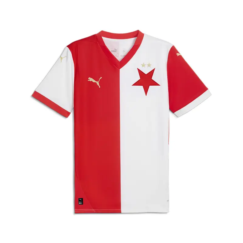 Maglia gara Home SK Slavia Praha 24/25 da uomo PUMA White Red | Puma Bianco