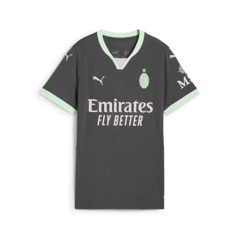Maglia gara Third AC Milan 24/25 da donna PUMA Shadow Gray Fresh Mint Green | Puma Grigio