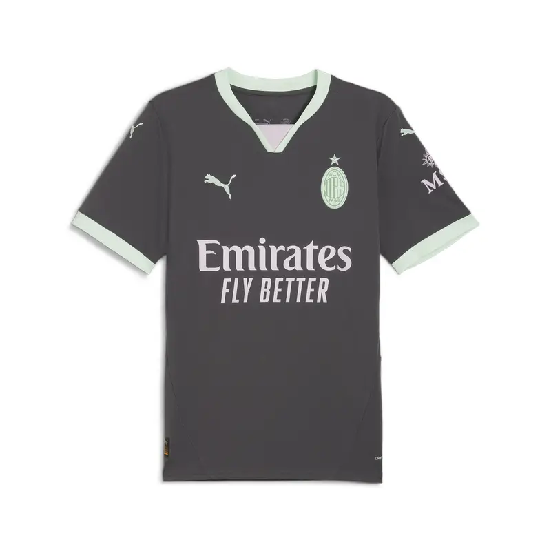 Maglia gara Third AC Milan 24/25 da uomo PUMA Shadow Gray Fresh Mint Green | Puma Grigio