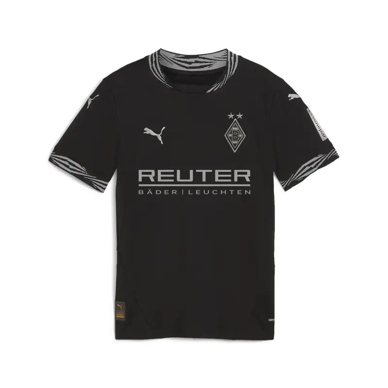 Maglia gara Third Borussia Mönchengladbach 24/25 per ragazzi PUMA | Puma Nero
