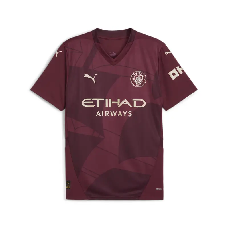Maglia gara Third Manchester City 24/25 da uomo PUMA Dark Jasper Red | Puma Rosso