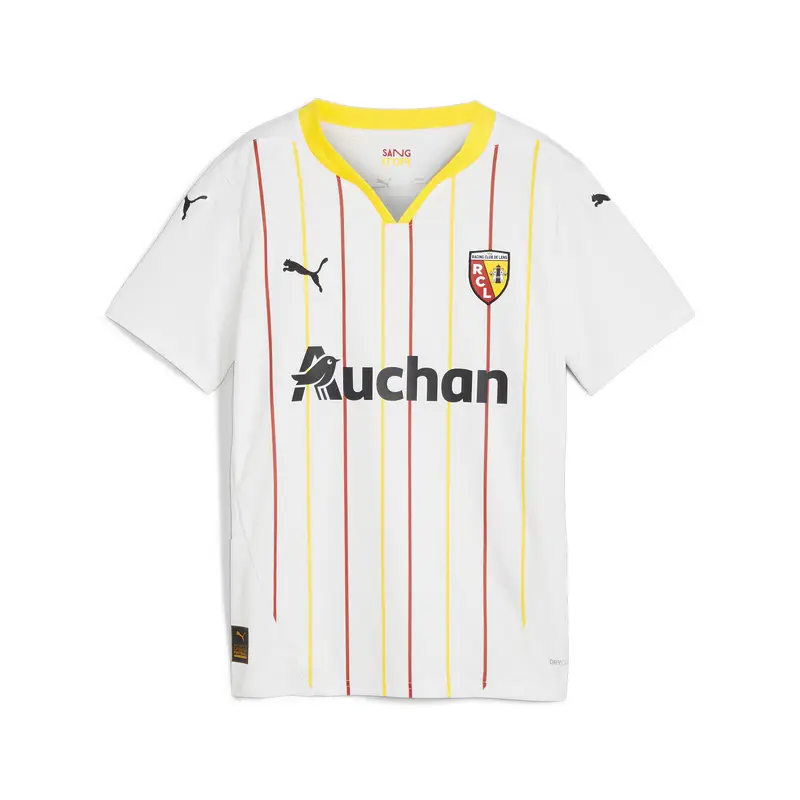 Maglia gara Third RC Lens 24/25 per ragazzi PUMA White Pelé Yellow | Puma Bianco