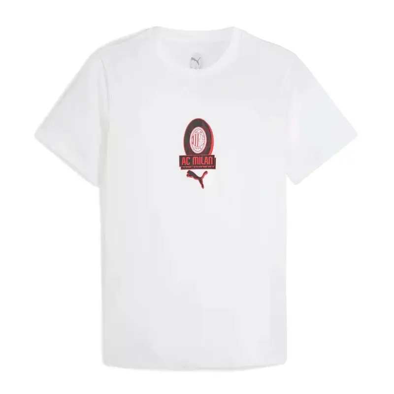 Maglia Maniche Corte Ac Milan Culture Bianco Rosso Uomo S