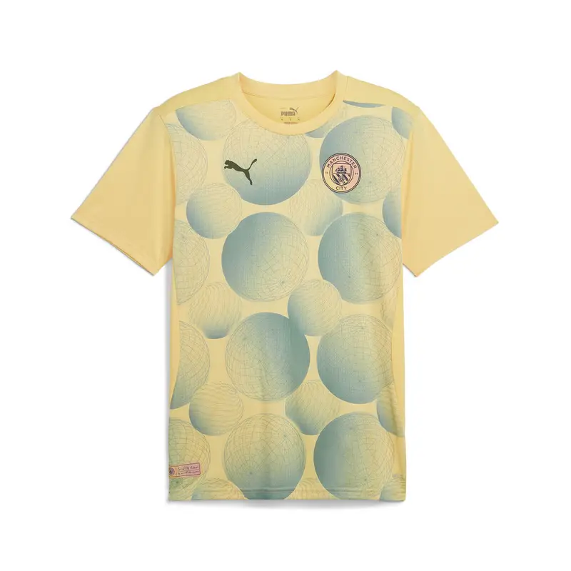Maglia pre-partita a maniche corte Manchester City da uomo PUMA | Puma Blu