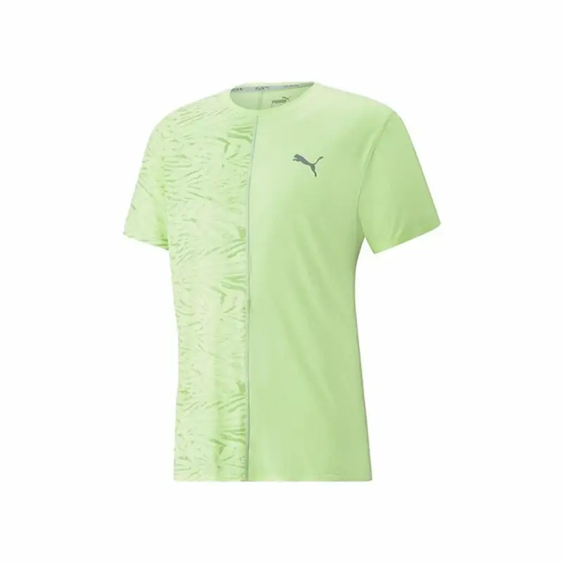 Maglia Sportiva a Maniche Corte Puma Run Graphic Giallo | Puma
