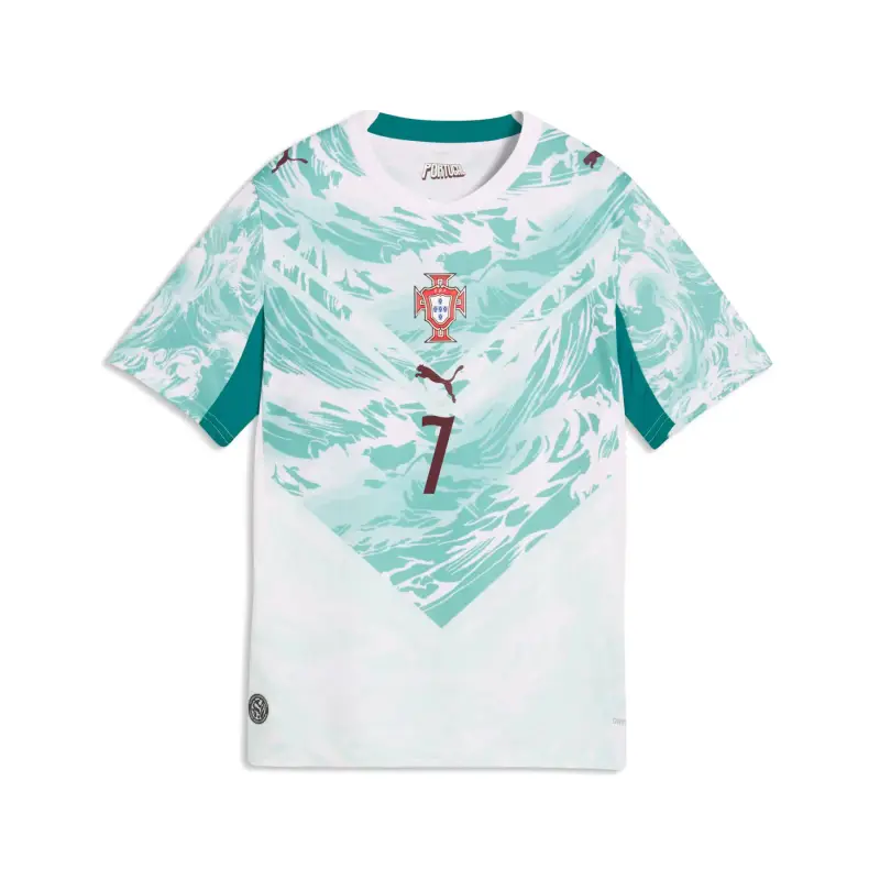 Maglia Trasferta bambino Portogallo Ronaldo Coupe du Monde 2026 Blanc