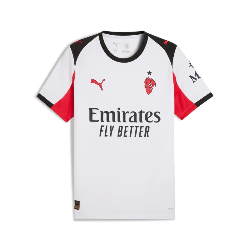 Maglia Trasferta Milan AC 2025/26 Blanc