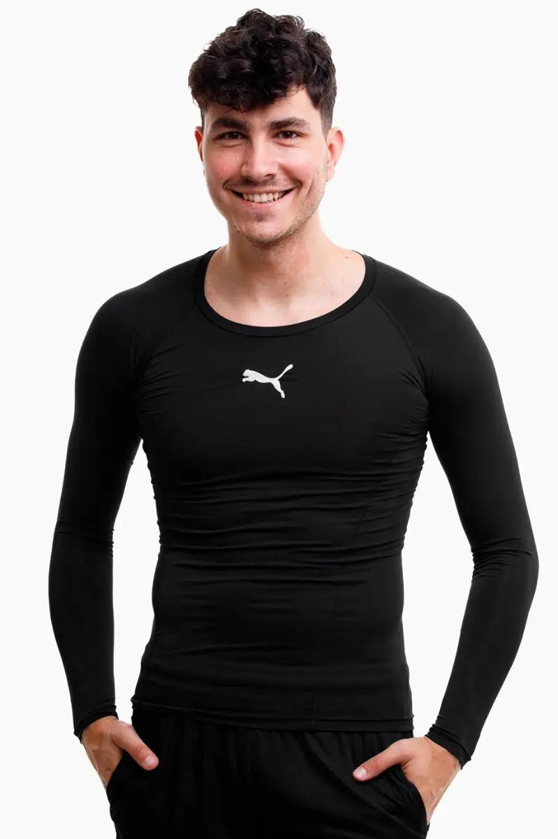 Maglie maniche lunghe da palestra uomo puma nero | Puma
