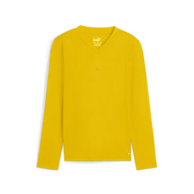 Maglietta a manica lunga per bambini Puma TeamGoal Baselayer Jaune