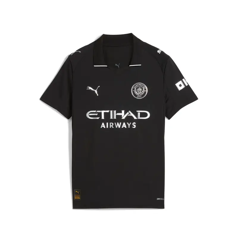 Maglietta da trasferta per bambini Manchester City 2025/26 Noir
