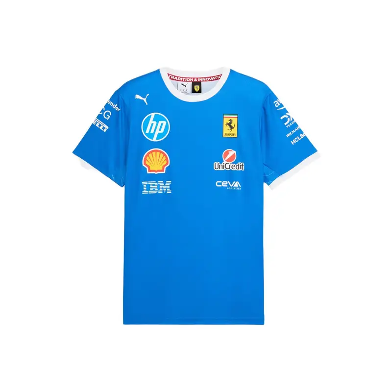 Maglietta Girocollo Retro Puma Scuderia Ferrari Monza Uomo Top 713709-01 XXL