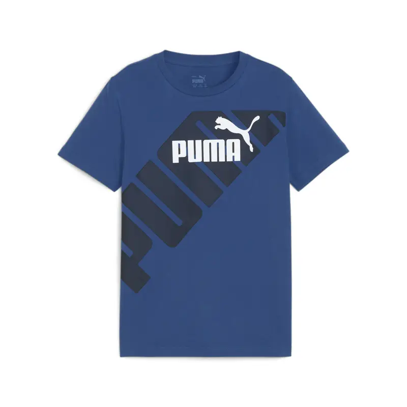 Maglietta grafica PUMA POWER per ragazzi PUMA Cobalt Glaze Blue | Puma Blu