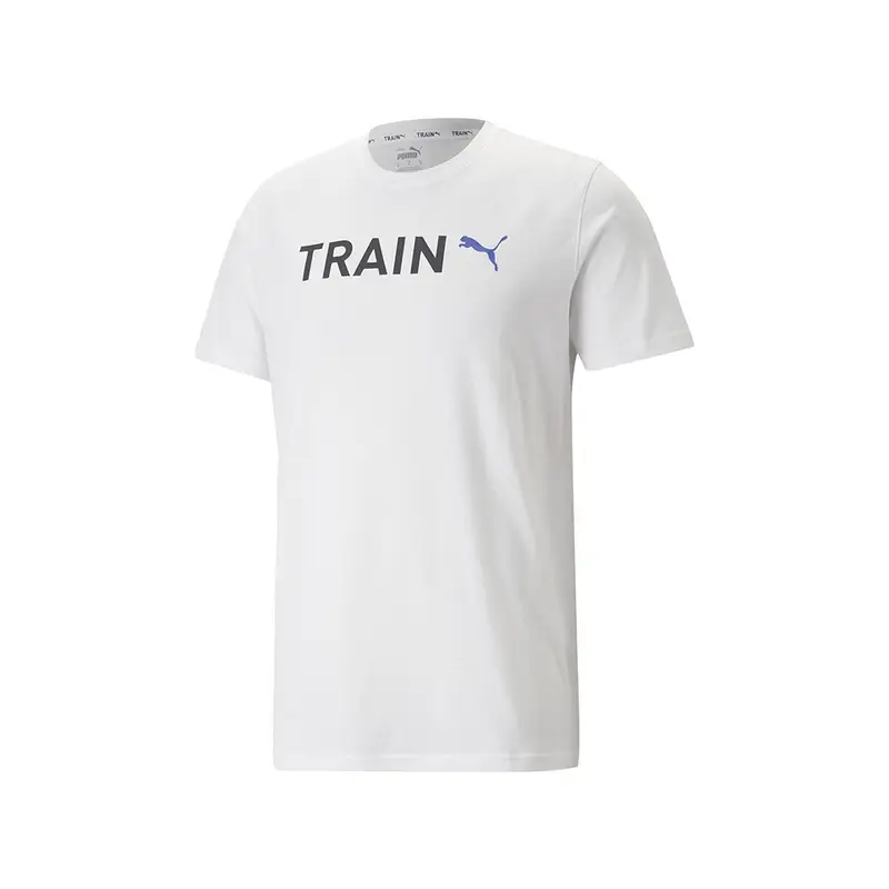 Maglietta Palestra Logo Bianco Uomo L