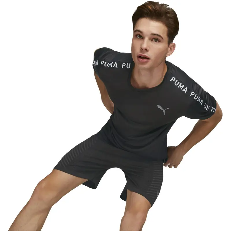 Maglietta Puma Fit Taped. Nero. Uomini | Puma