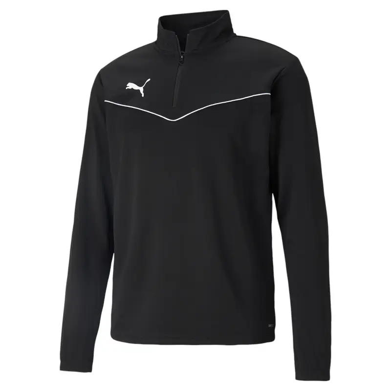 Maglietta zippata 1/4 Puma Teamrise Uomo - XXL. Nero e Bianco | Puma