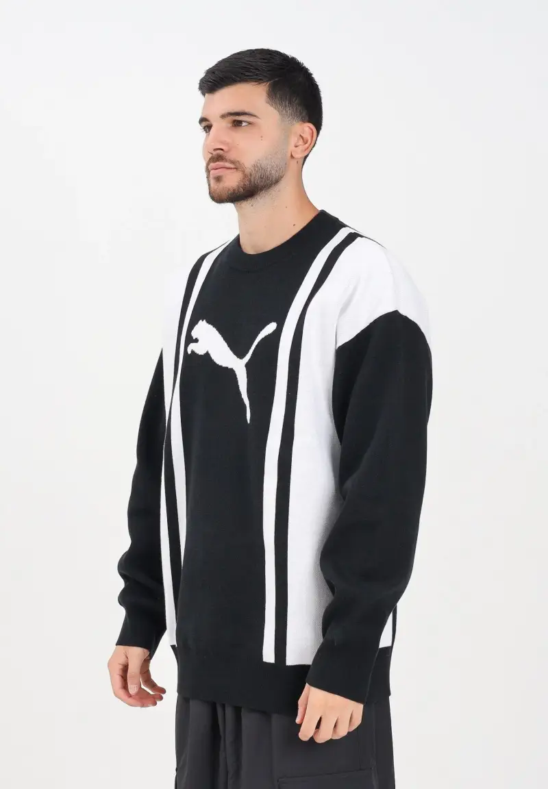 Maglione girocollo FUTURE PUMA ARCHIVE nero da uomo
