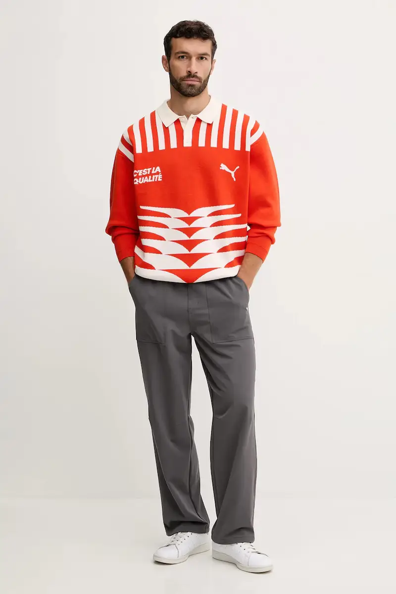 maglione uomo colore arancione 632512 miniatura 2