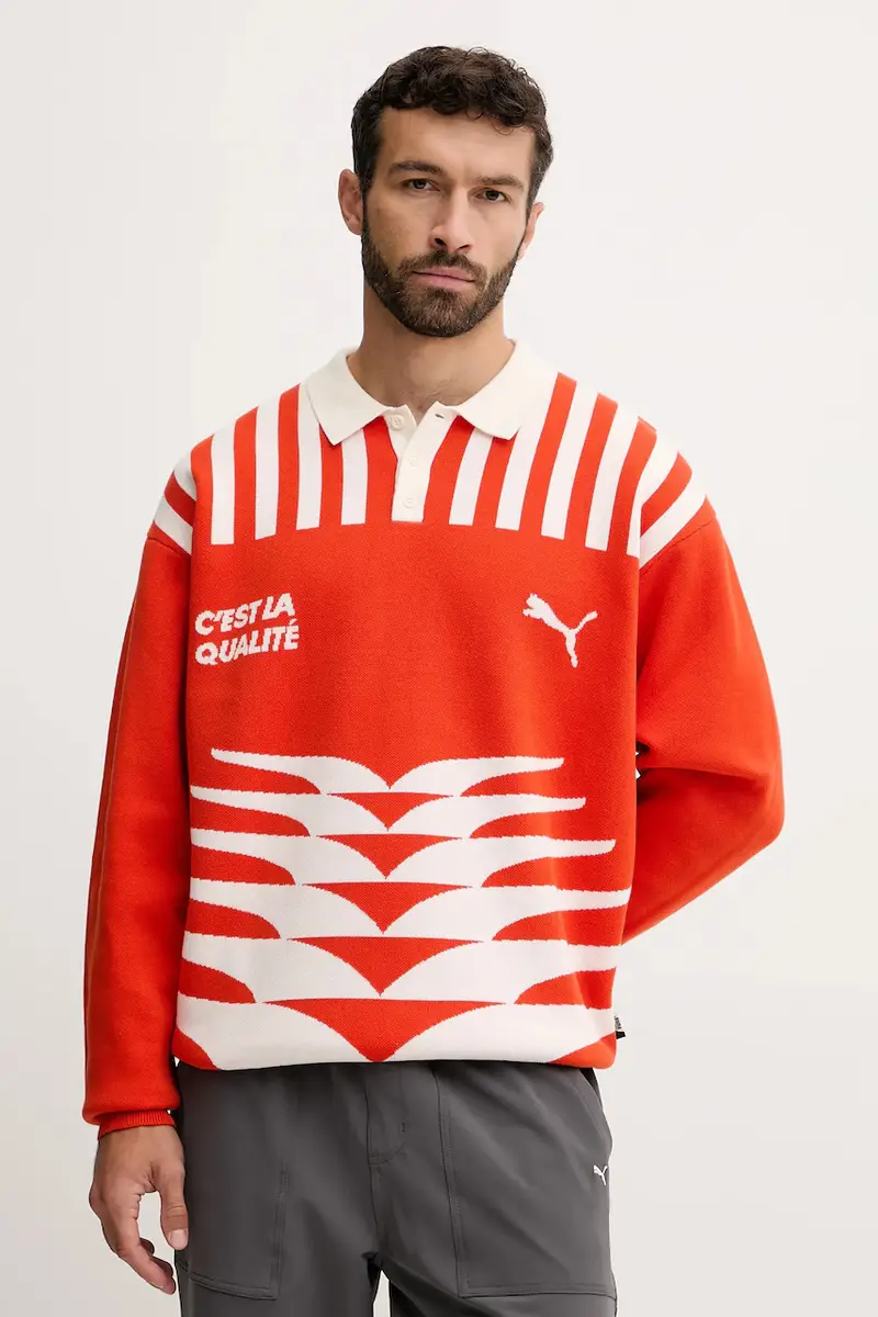 maglione uomo colore arancione 632512