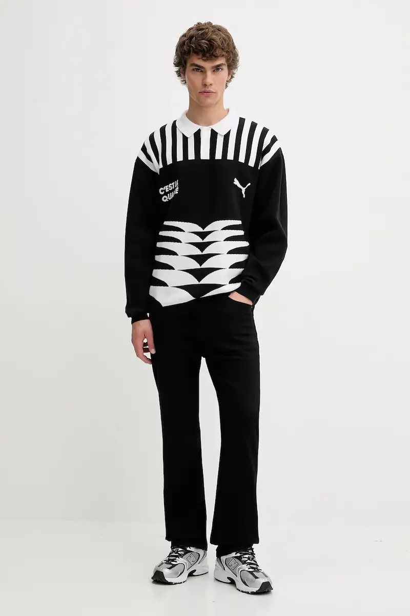 maglione uomo colore nero 632512 miniatura 2