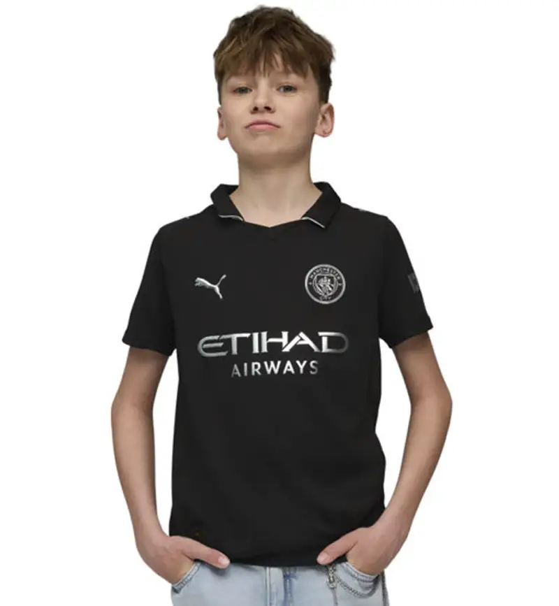 Manchester City 25/26 Away Jr - maglia calcio - ragazzo Black