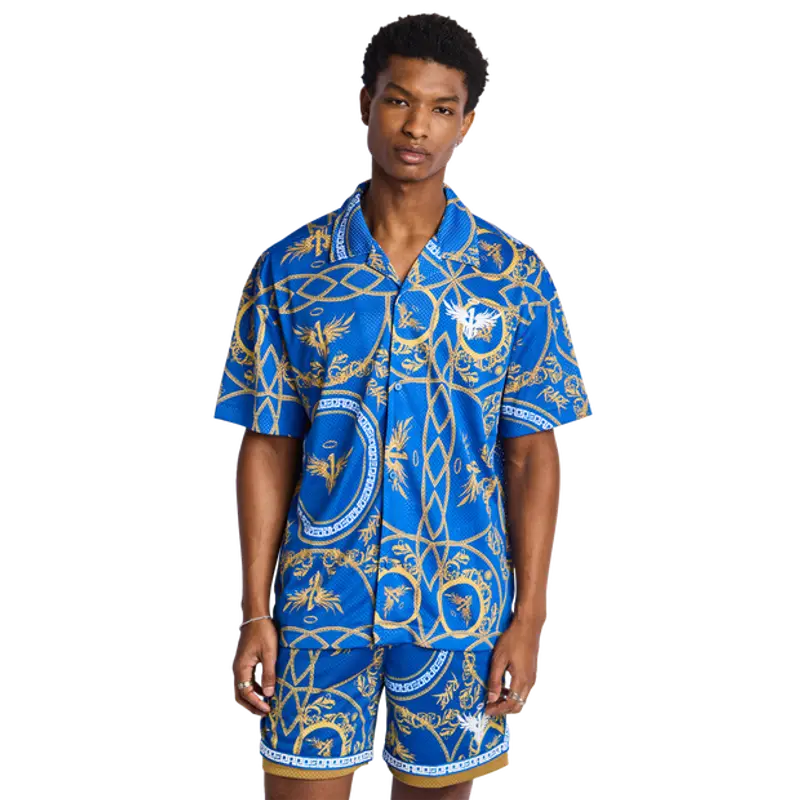 Puma Mb X Golden Child male Magliette - Blu - Jersey di cotone - Foot Locker