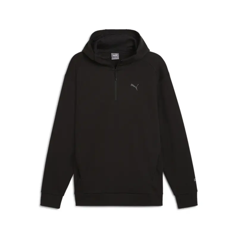 Mezza zip con cappuccio RAD/CAL da uomo PUMA Black | Puma Nero