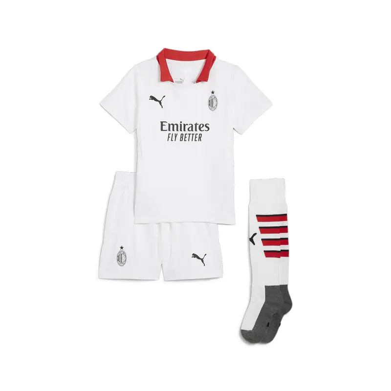 Mini kit Away AC Milan 24/25 per bambini PUMA White | Puma Bianco
