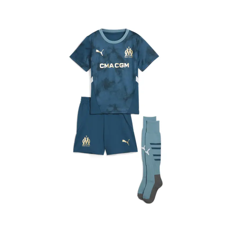 Mini kit Away Olympique de Marseille 24/25 per bambini PUMA | Puma Blu
