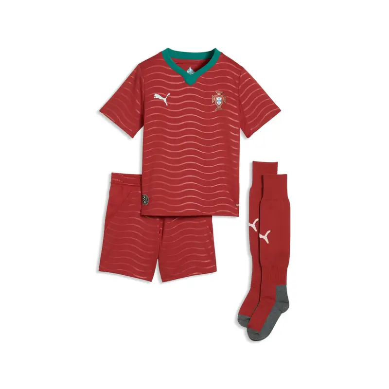 Mini-kit Casa bambino Portogallo Coupe du Monde 2026 Rouge