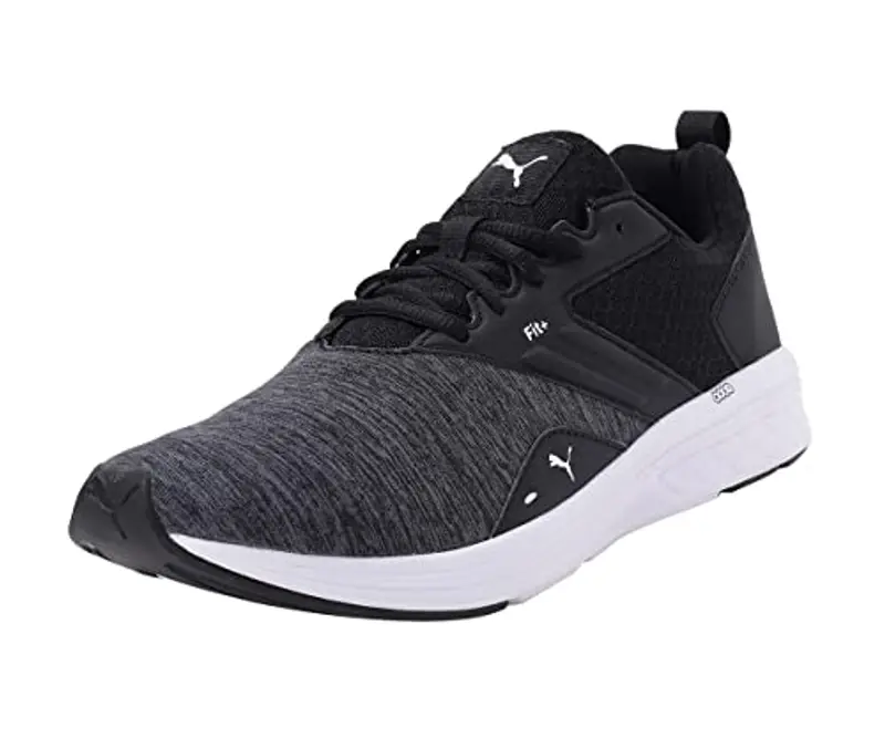 PUMA Nrgy Comet, Running Shoes Unisex-Adulto, Black White, 40 EU