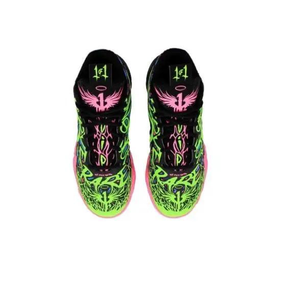 Nuove PUMA LaMelo Ball MB 04 Heem 310837-01 Taglie Uomo EU 40 5 verde/rosa miniatura 2