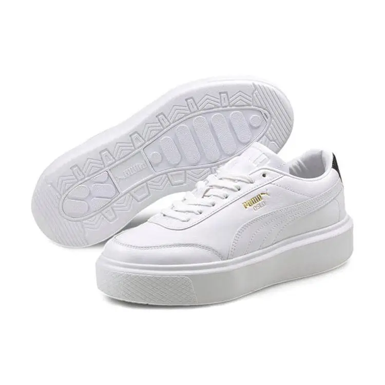 Oslo Maja Bianco Sneakers da Donna Nero 374864-01 miniatura 3